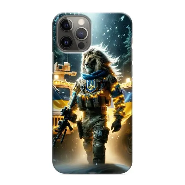 Чехол с принтом «ЛЕВ ЗСУ» для iPhone 11 Pro Max