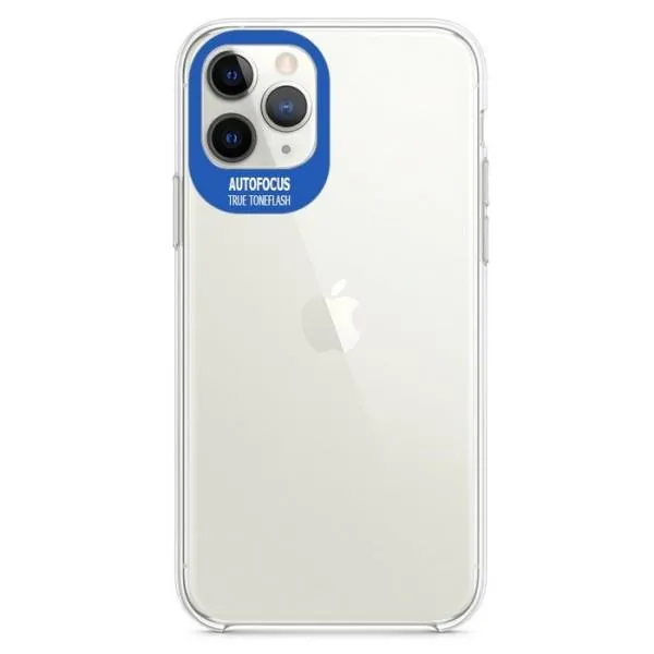 TPU чехол Epic clear flash для Apple iPhone 11 Pro (5.8") — Синий — фото 2