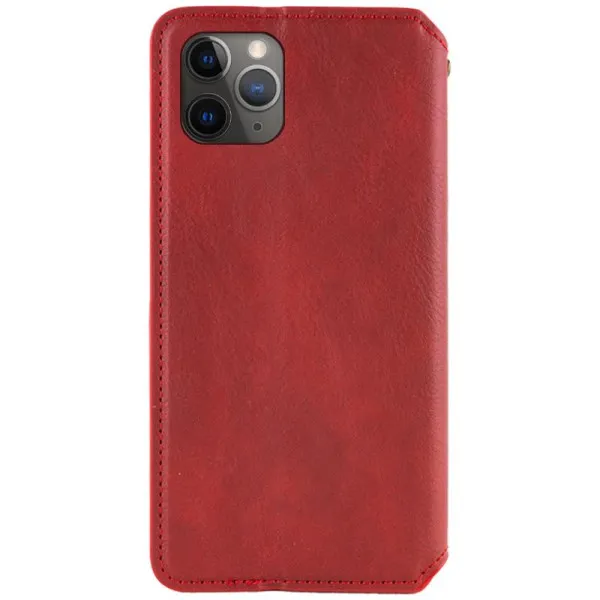Шкіряний чохол-книжка GETMAN Cubic (PU) для Apple iPhone 11 Pro (5.8") — Червоний — фото 2 Шкіряний чохол-книжка GETMAN Cubic (PU) для Apple iPhone 11 Pro (5.8") — Червоний — фото 2