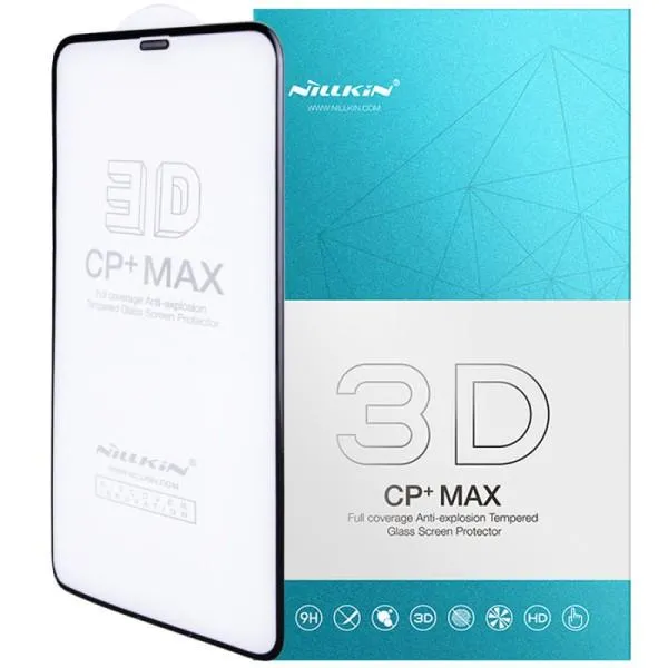 Захисне скло Nillkin (CP+ max 3D) (full glue) для Apple iPhone 11 (6.1") / XR (6.1") — Чорний — фото 1