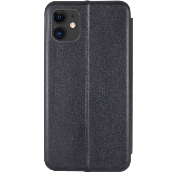 Шкіряний чохол-книжка Classy для Apple iPhone 11 (6.1") — Чорний — фото 3