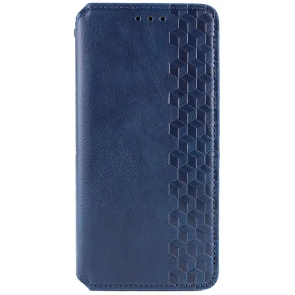 Шкіряний чохол-книжка GETMAN Cubic (PU) для Apple iPhone 11 (6.1") — Синій — фото 1 Шкіряний чохол-книжка GETMAN Cubic (PU) для Apple iPhone 11 (6.1") — Синій — фото 1
