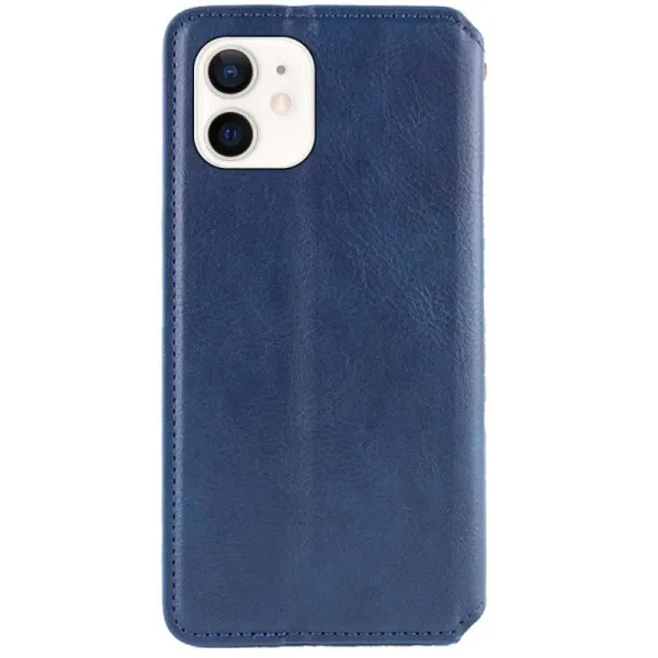 Шкіряний чохол-книжка GETMAN Cubic (PU) для Apple iPhone 11 (6.1") — Синій — фото 2 Шкіряний чохол-книжка GETMAN Cubic (PU) для Apple iPhone 11 (6.1") — Синій — фото 2