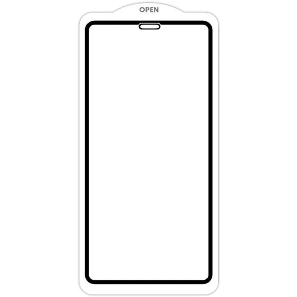 Защитное стекло SKLO 5D (тех.пак) для Apple iPhone 11 (6.1") / XR — Черный