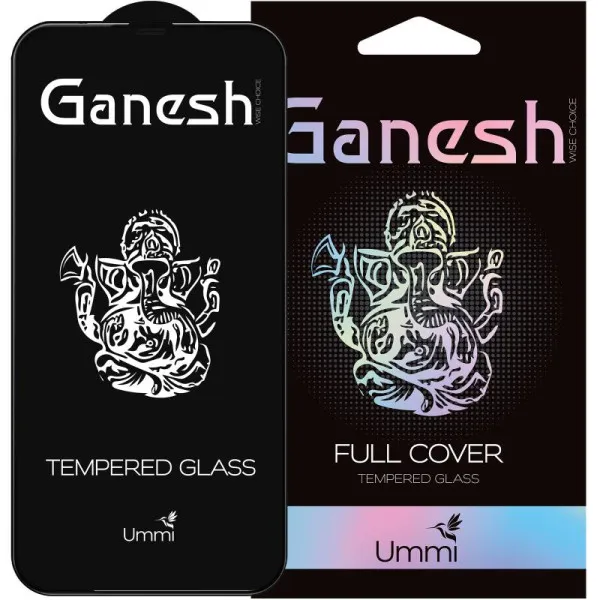 Захисне скло Ganesh (Full Cover) для Apple iPhone 11 / XR (6.1") — Чорний — фото 1