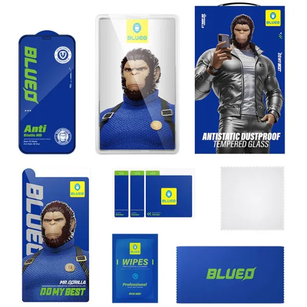 Захисне 2.5D скло Blueo Full Cover HD для Apple iPhone 11 / XR (6.1") — Чорний — фото 4