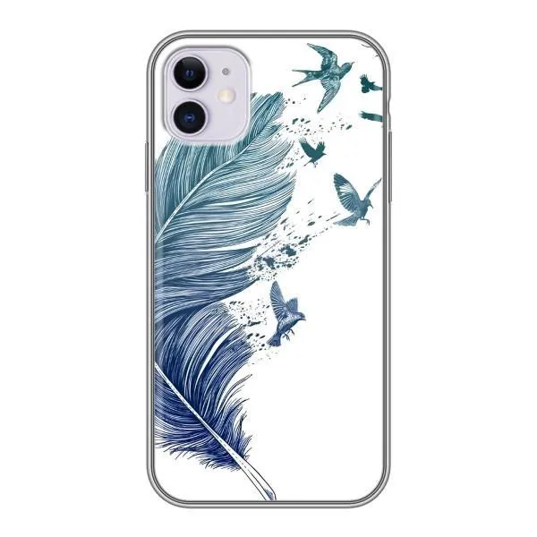 Чохол з принтом «Перо» для iPhone 11
