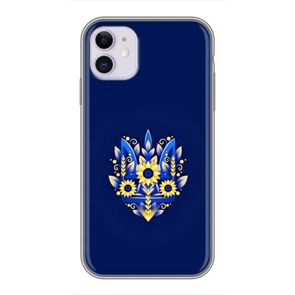 Чохол з принтом «Квітковий Герб» для iPhone 11