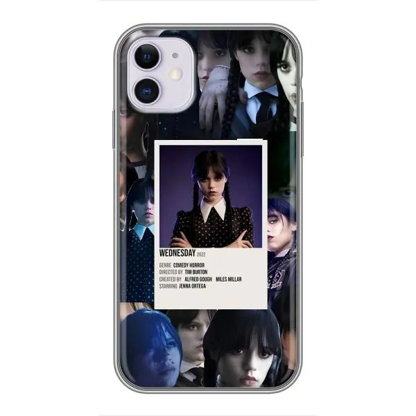 Чехол с принтом «коллаж Уэнздей» для iPhone 11