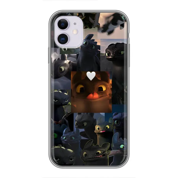Чехол с принтом «Дракон коллаж» для iPhone 11