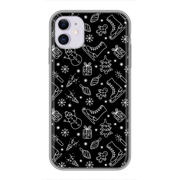 Чехол с принтом «Новогодний фон» для iPhone 11 Чехол с принтом «Новогодний фон» для iPhone 11