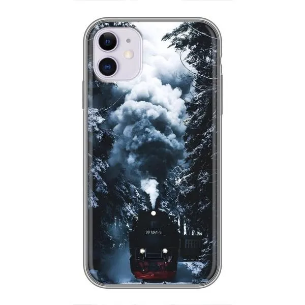 Чехол с принтом «Зимний поезд» для iPhone 11 Чехол с принтом «Зимний поезд» для iPhone 11