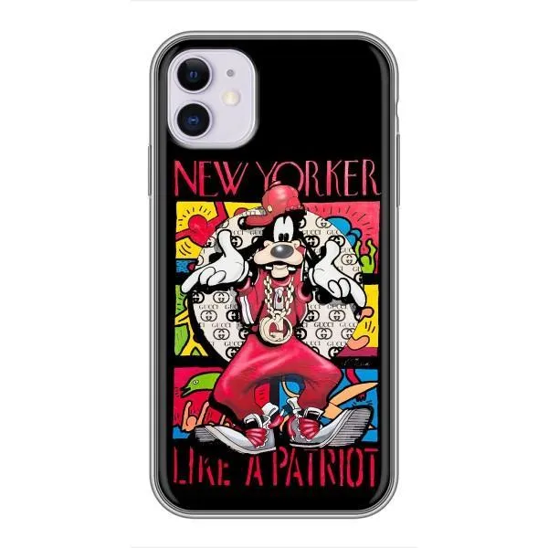 Чехол с принтом «Мультяшный Волк» для iPhone 11