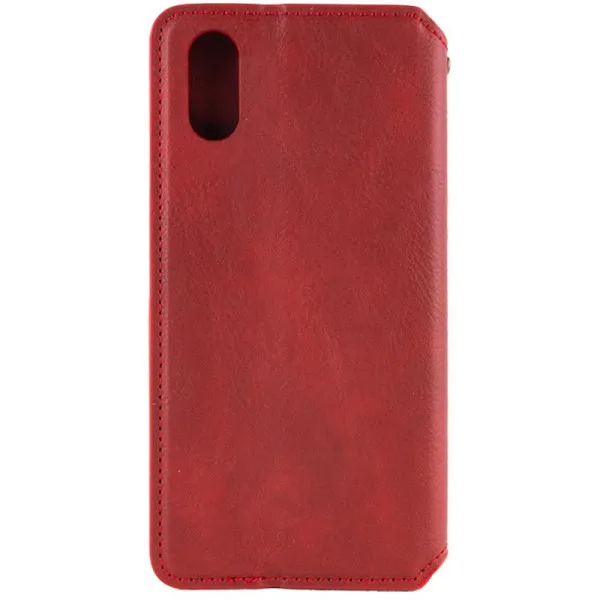 Шкіряний чохол-книжка GETMAN Cubic (PU) для Apple iPhone XR (6.1") — Червоний — фото 2 Шкіряний чохол-книжка GETMAN Cubic (PU) для Apple iPhone XR (6.1") — Червоний — фото 2