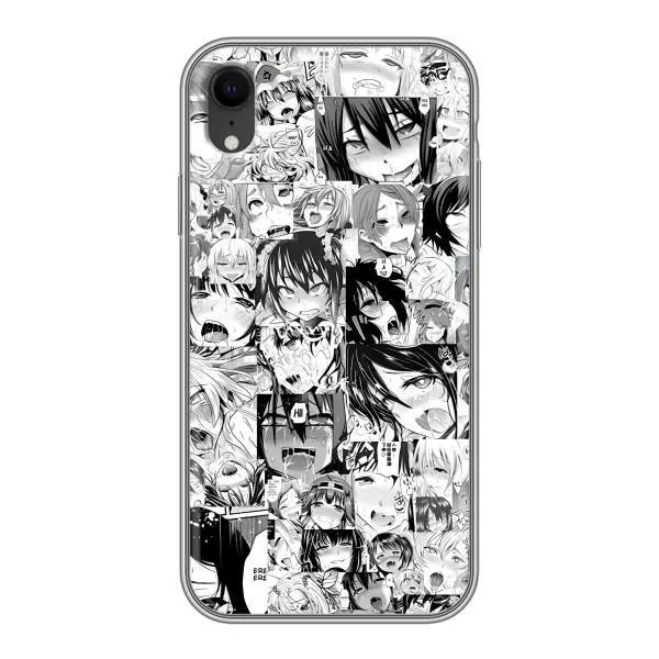 Чехол с принтом «Ahegao manga» для iPhone Xr