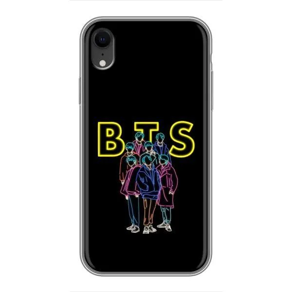 Чехол с принтом «BTS стайл» для iPhone Xr