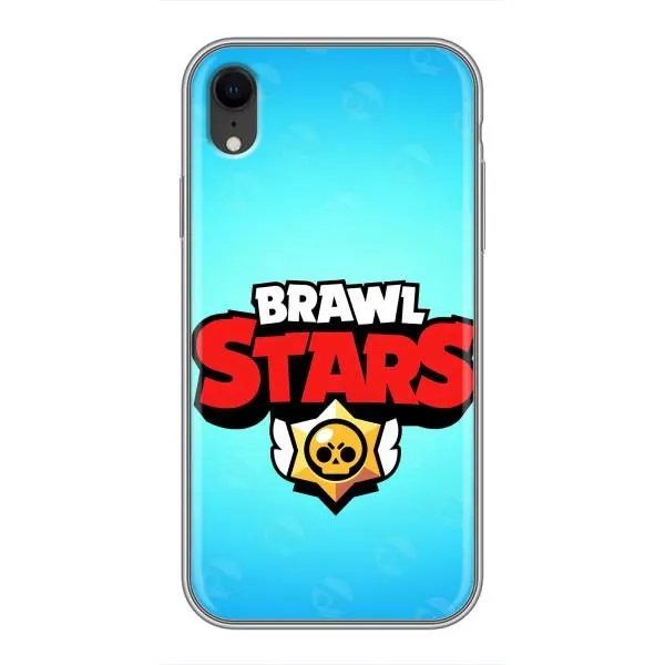Чехол с принтом «Лого Бравл Старс» для iPhone Xr