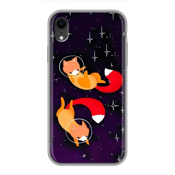 Чехол с принтом «Лисички космонавты» для iPhone Xr Чехол с принтом «Лисички космонавты» для iPhone Xr