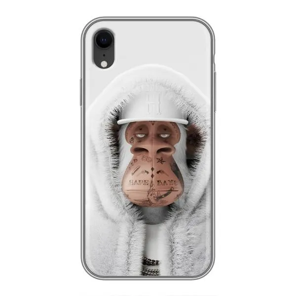 Чехол с принтом «обезьяна NFT в тату» для iPhone Xr