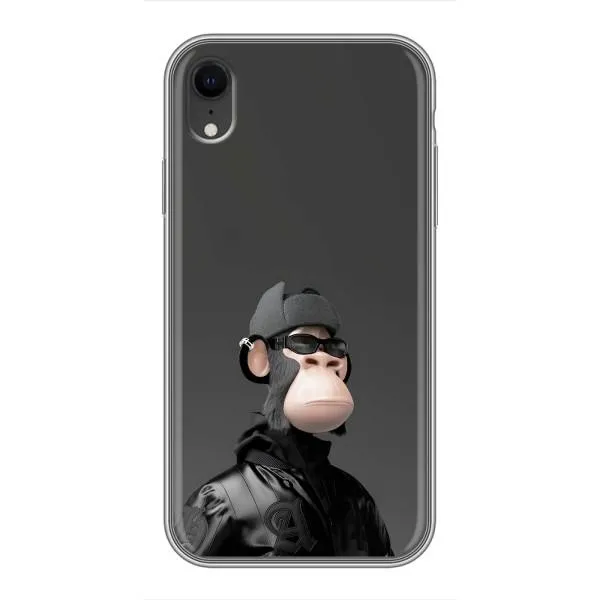 Чехол с принтом «стильная обезьяна NFT» для iPhone Xr