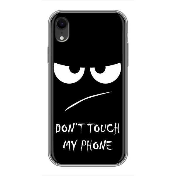 Чохол з принтом «Dont Touch» для iPhone Xr