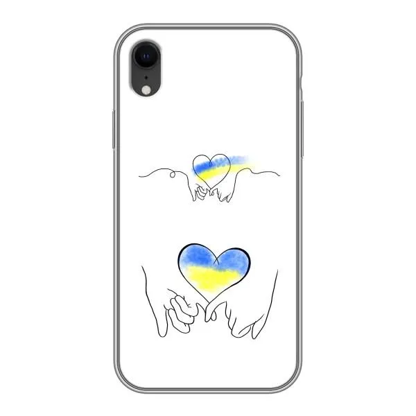 Чохол з принтом «Мир Україні» для iPhone Xr