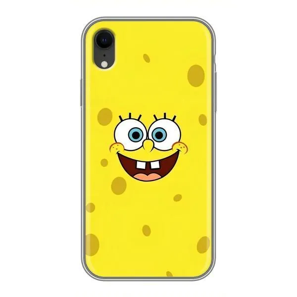 Чехол с принтом «Мордашка Спанч Боба» для iPhone Xr