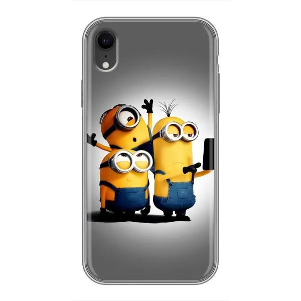 Чехол с принтом «Три миньона» для iPhone Xr