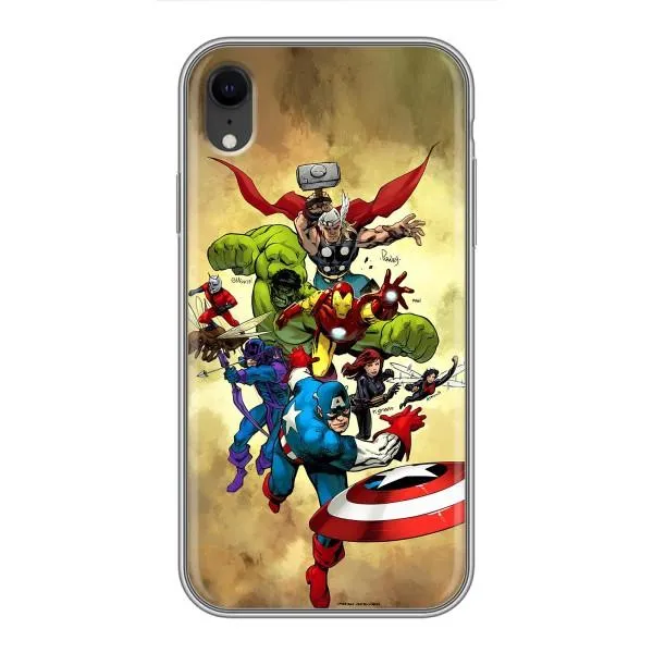 Чехол с принтом «Герои Марвел» для iPhone Xr