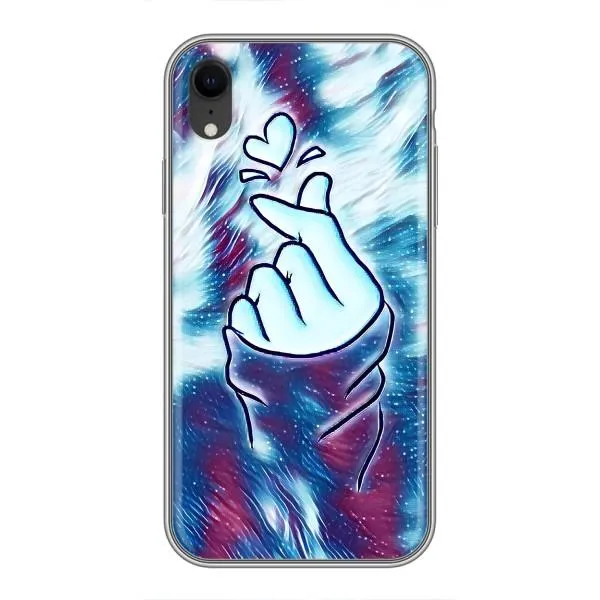 Чехол с принтом «Радужное сердце» для iPhone Xr