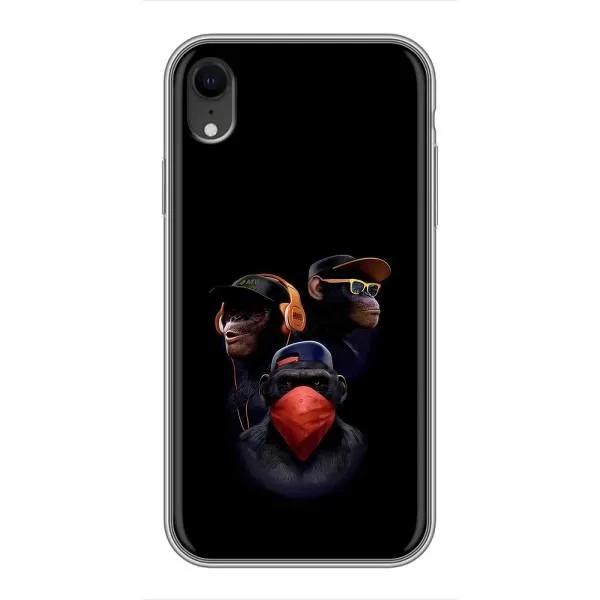 Чохол з принтом «Три мавпи» для iPhone Xr