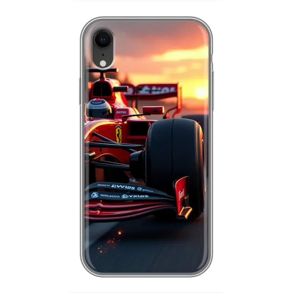 Чехол с принтом «Макларен на закате» для iPhone Xr