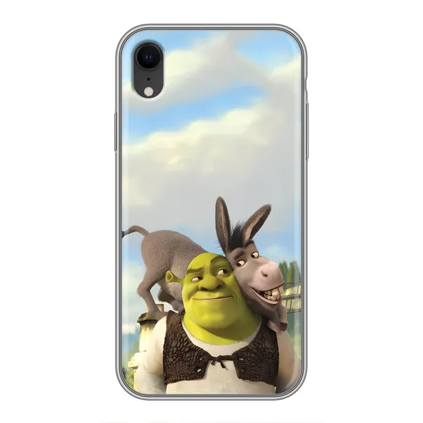 Чохол з принтом «Шрек та Осел» для iPhone Xr