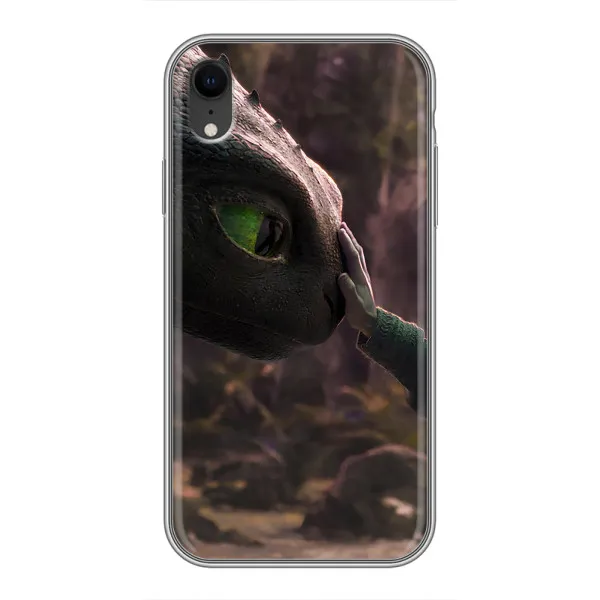 Чехол с принтом «Сцена с драконом» для iPhone Xr Чехол с принтом «Сцена с драконом» для iPhone Xr