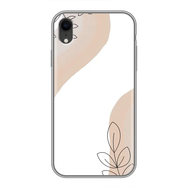 Чехол с принтом «Нюдовая веточка абстракция» для iPhone Xr