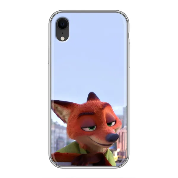 Чехол с принтом «Лис Ник» для iPhone Xr