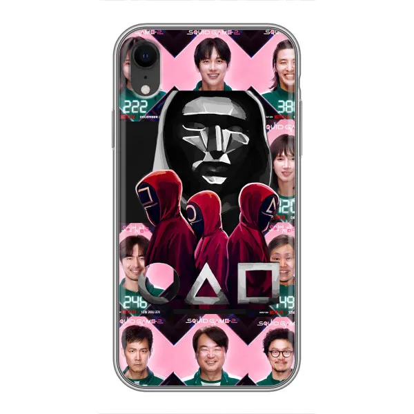 Чехол с принтом «Участники Игра кальмара» для iPhone Xr