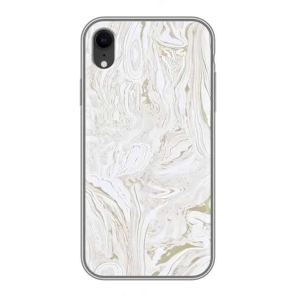 Чехол с принтом «Белый мрамор» для iPhone Xr