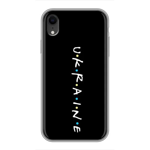 Чехол с принтом «UKRAINE» для iPhone Xr