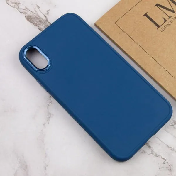 TPU чохол Bonbon Metal Style для Apple iPhone XS Max (6.5") — Синій — фото 4