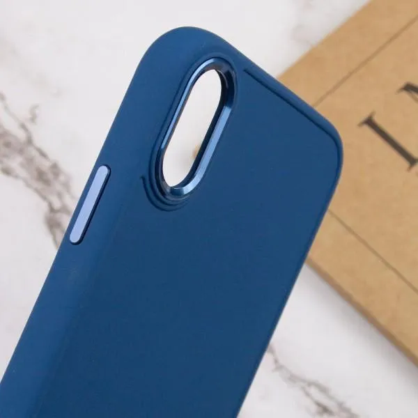 TPU чохол Bonbon Metal Style для Apple iPhone XS Max (6.5") — Синій — фото 5