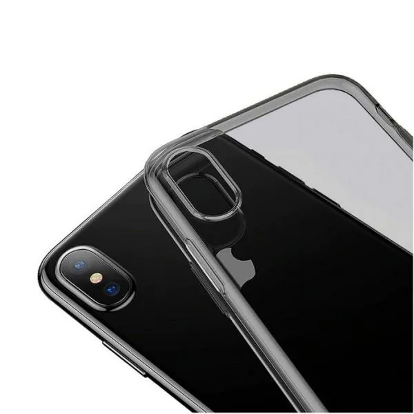 Бампер-чохол Baseus для iPhone Xs Max (ультратонкий) — Сірий — фото 3 Бампер-чохол Baseus для iPhone Xs Max (ультратонкий) — Сірий — фото 3