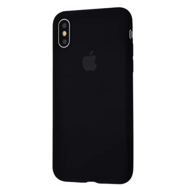 Чохол Silicone Case Slim Full Protective для Apple iPhone XS Max (6.5") — Чорний