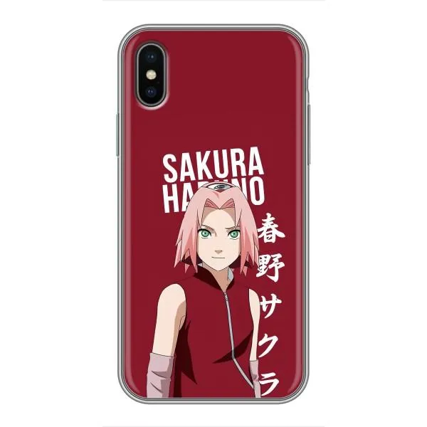 Чехол с принтом «Аниме Сакура» для iPhone Xs Max