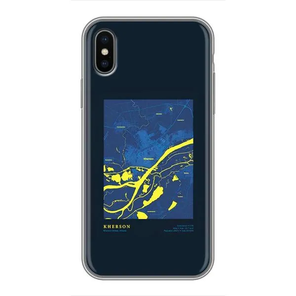 Чехол с принтом «Херсон» для iPhone Xs Max