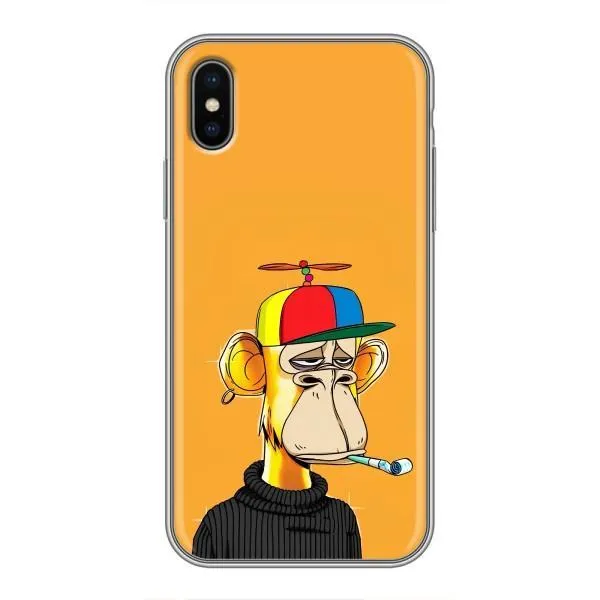 Чехол с принтом «Скучающая Обезьяна NFT» для iPhone Xs Max
