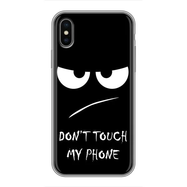 Чехол с принтом «Dont Touch» для iPhone Xs Max
