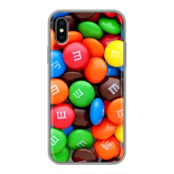 Чехол с принтом «MM's» для iPhone Xs Max