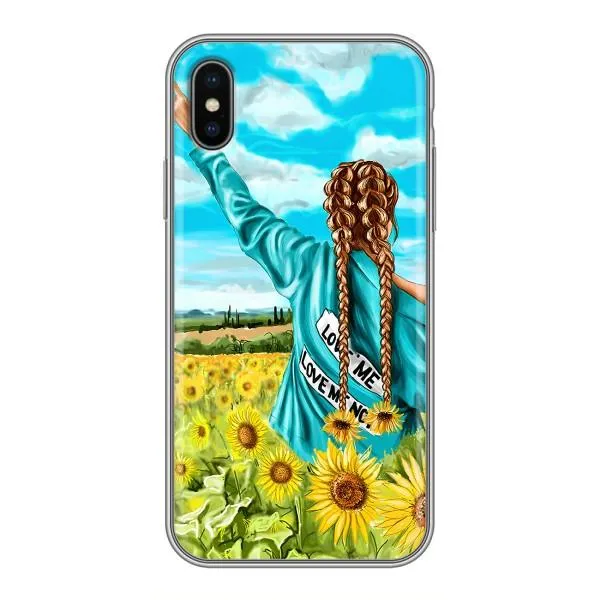 Чехол с принтом «Украиночка» для iPhone Xs Max