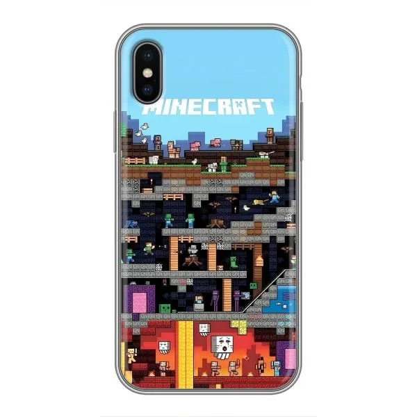 Чохол з принтом «фон Minecraft» для iPhone Xs Max